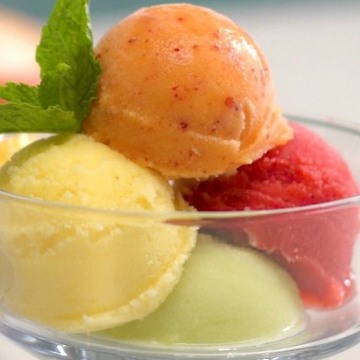 Fresh Fruit Sorbet - 4 Ways
