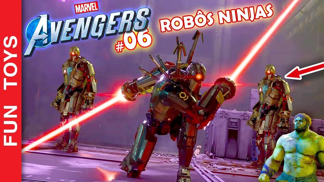 Marvel's Avengers #06 - Aparecem ROBÔS NINJAS para roubar os protocolos da SHIELD que conseguimos 💥