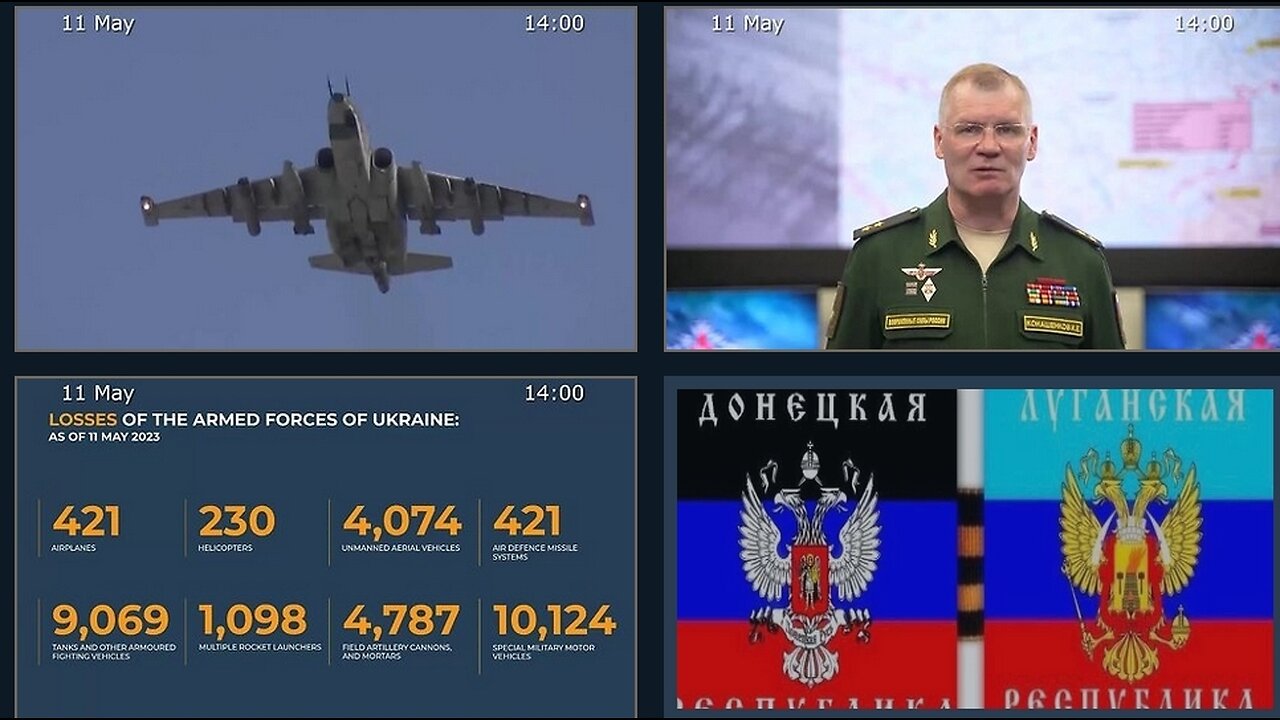 11.05.23 ⚡️Russian Defence Ministry report on the progress of the deNAZIficationMilitaryQperationZ