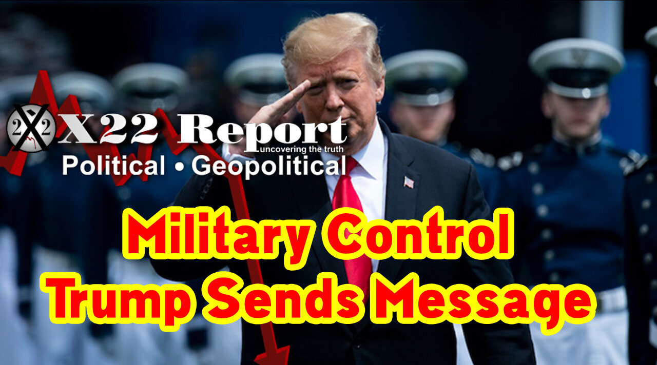 Trump Sends Message, Military & Civilian Control, It Had To Be This Way