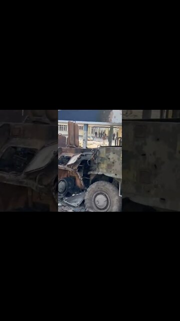 🇷🇺🇺🇦 Video Of A Destroyed Ukrainian Armored Personnel Carrier!! BTR-3M2 Model!!!