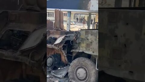 🇷🇺🇺🇦 Video Of A Destroyed Ukrainian Armored Personnel Carrier!! BTR-3M2 Model!!!