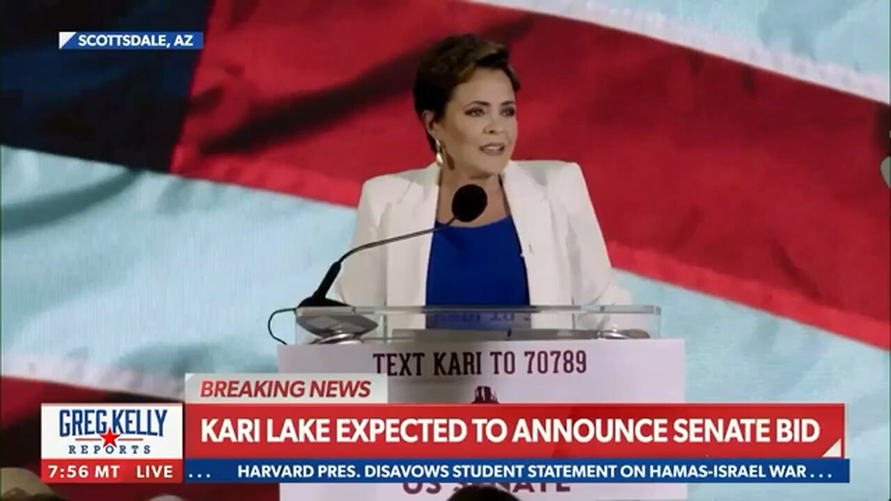 Kari Lake officially announces candidacy for Arizona Senate race