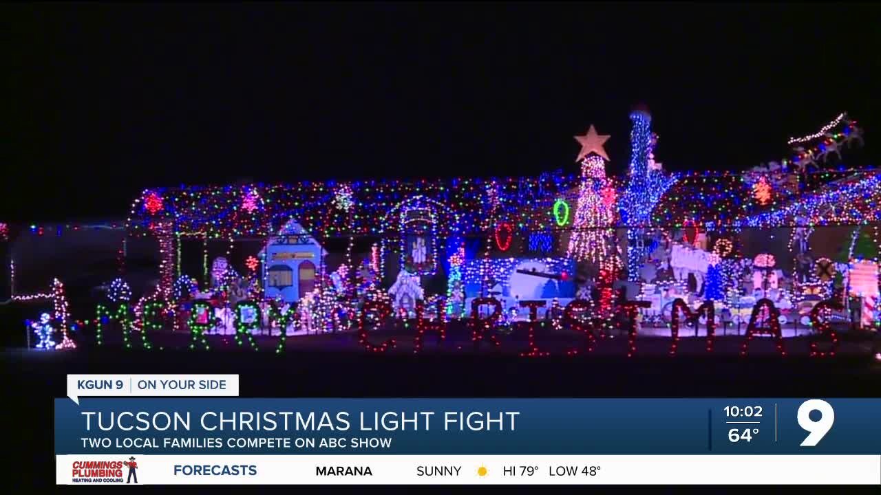 Tucson families compete on ABC's "Great Christmas Light Fight"