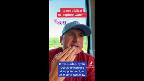 “Rapture Watching” was started by the Occult to disappoint Believers