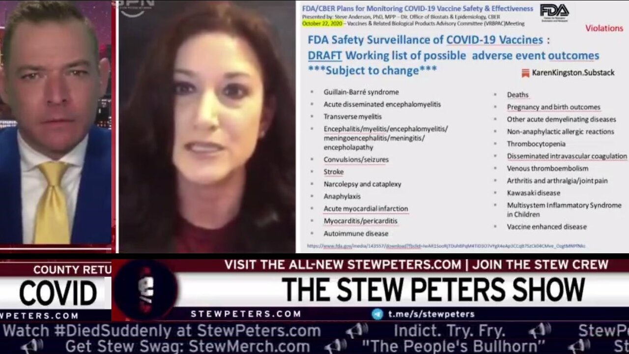 GROUNDBREAKING! Florida County RETURNS CDC Money, After Vax Confirmed a Bioweapon! Stew Peters & Karen Kingston