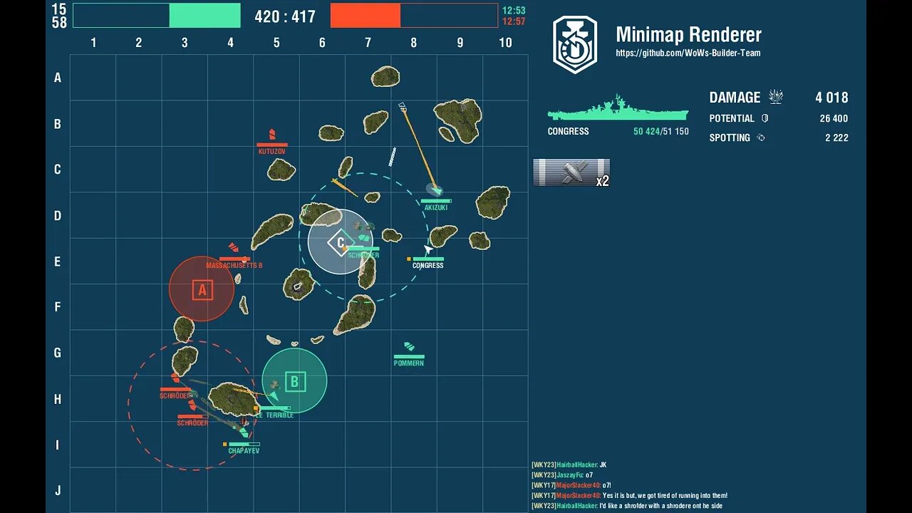 Mini map replay.#shorts #worldofwarships