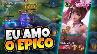 ELE FEZ LAYLA JUNGLER E NINGUÉM TILTOU | MOBILE LEGENDS