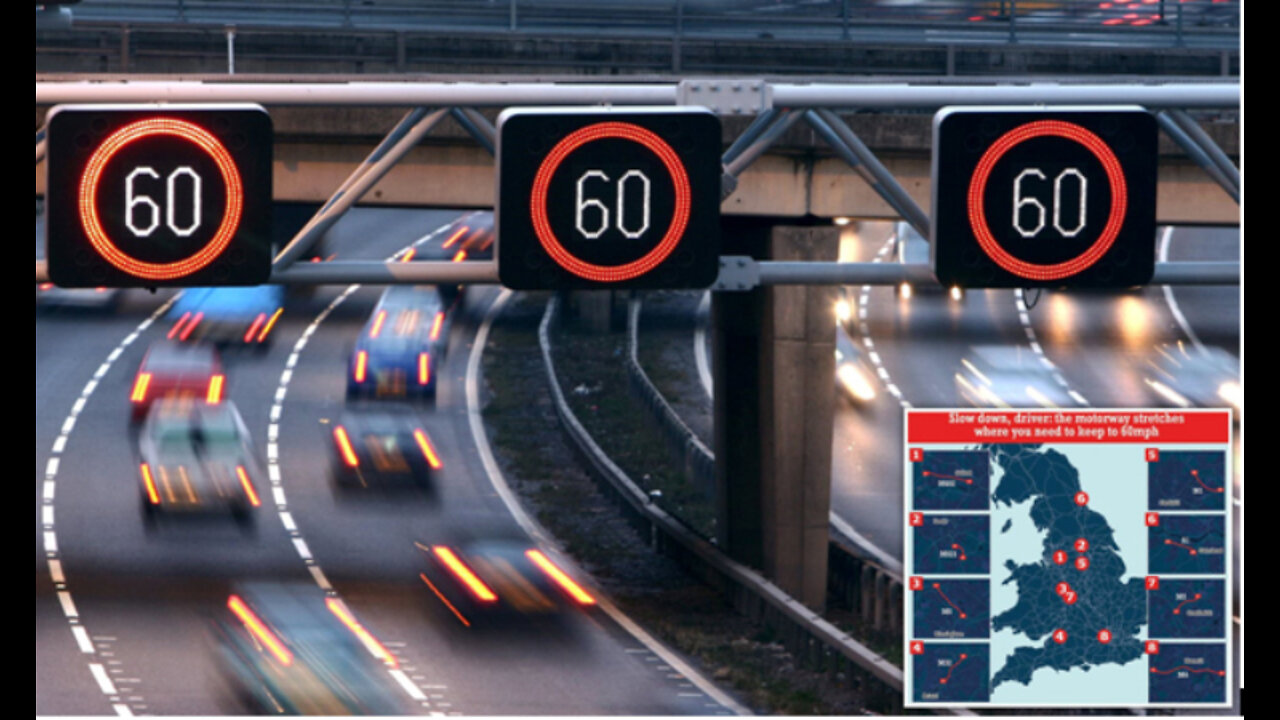 Speed restrictions by stealth for climate change on "smart" motorways
