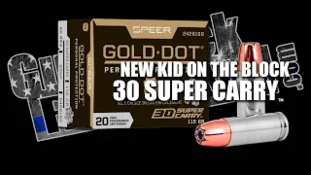 Introducing the New .30 Super Carry Ammunition from Federal #1188