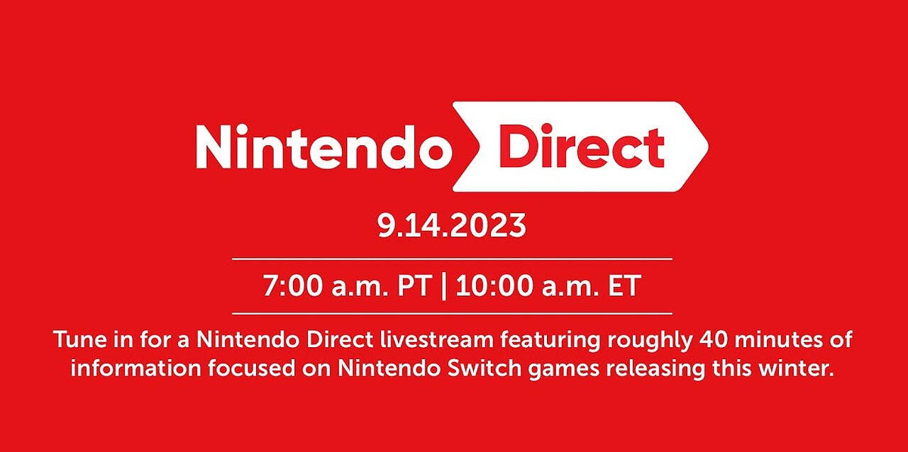 Nintendo Direct 9/14/23 live: w/ Funadian