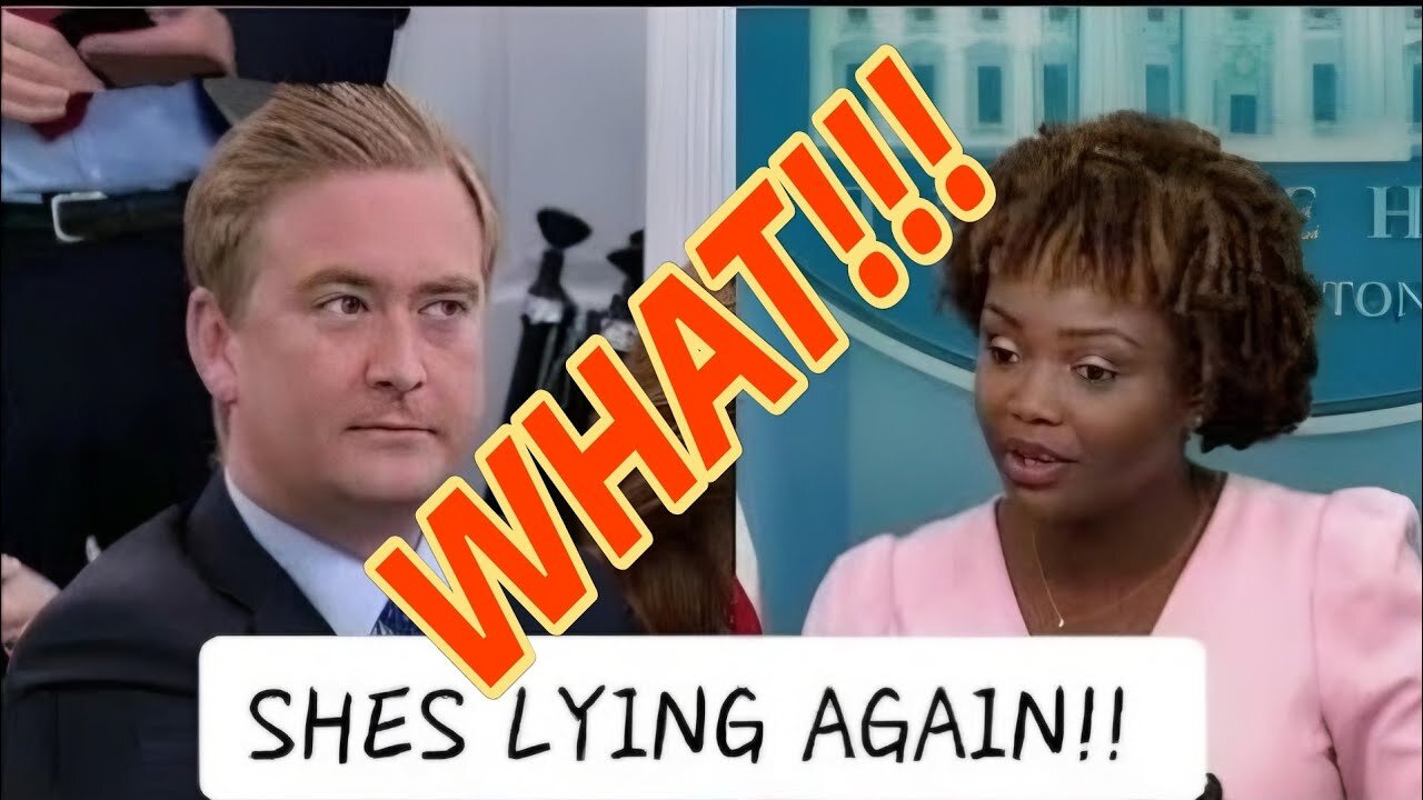 FUMING PETER DOOCY FACT CHECKS KARINE JEAN-PIERRE OVER DISASTROUS ECONOMIC PERILS!!!