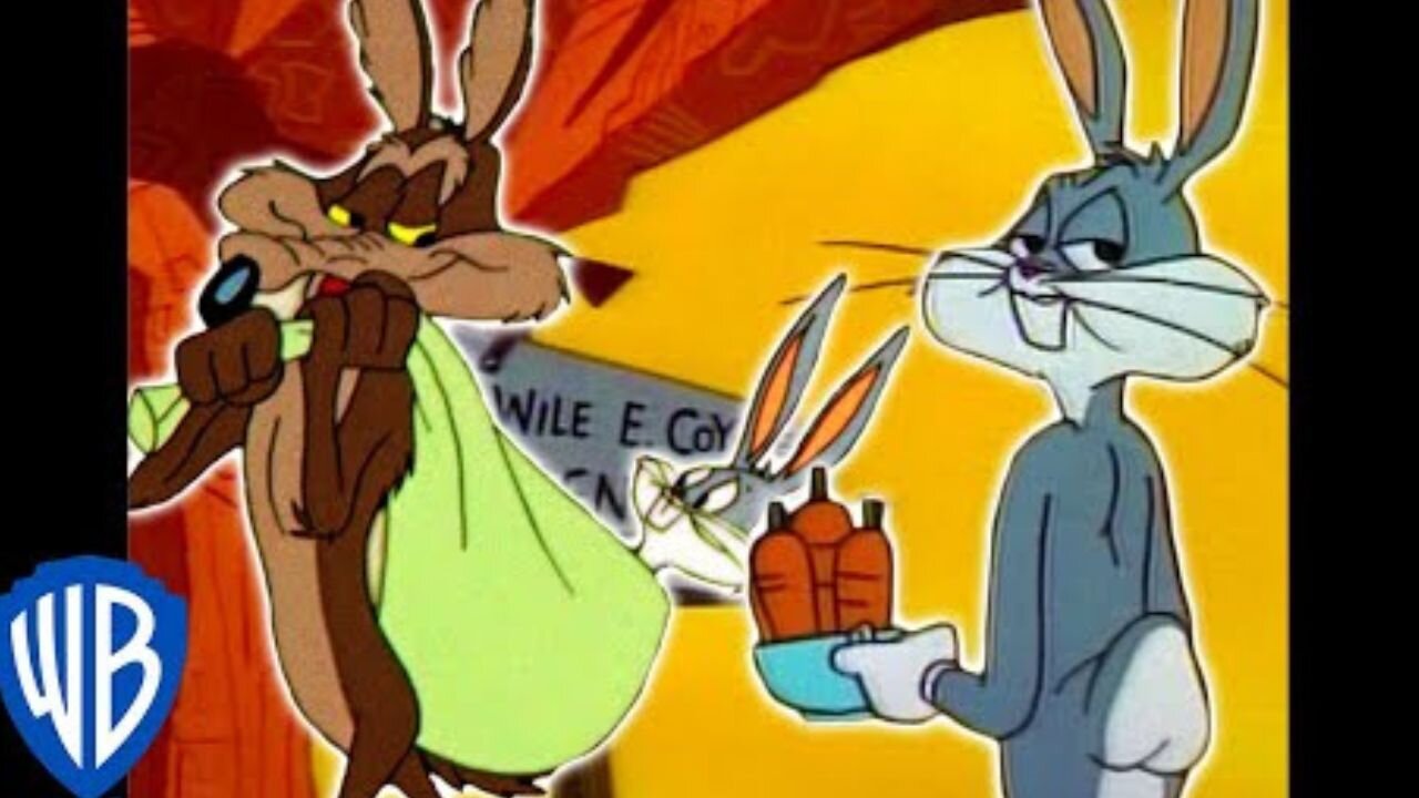 Looney Tunes | Wile E. Coyote Genius vs. Bugs Bunny | Classic Cartoon Compilation | WB Kids