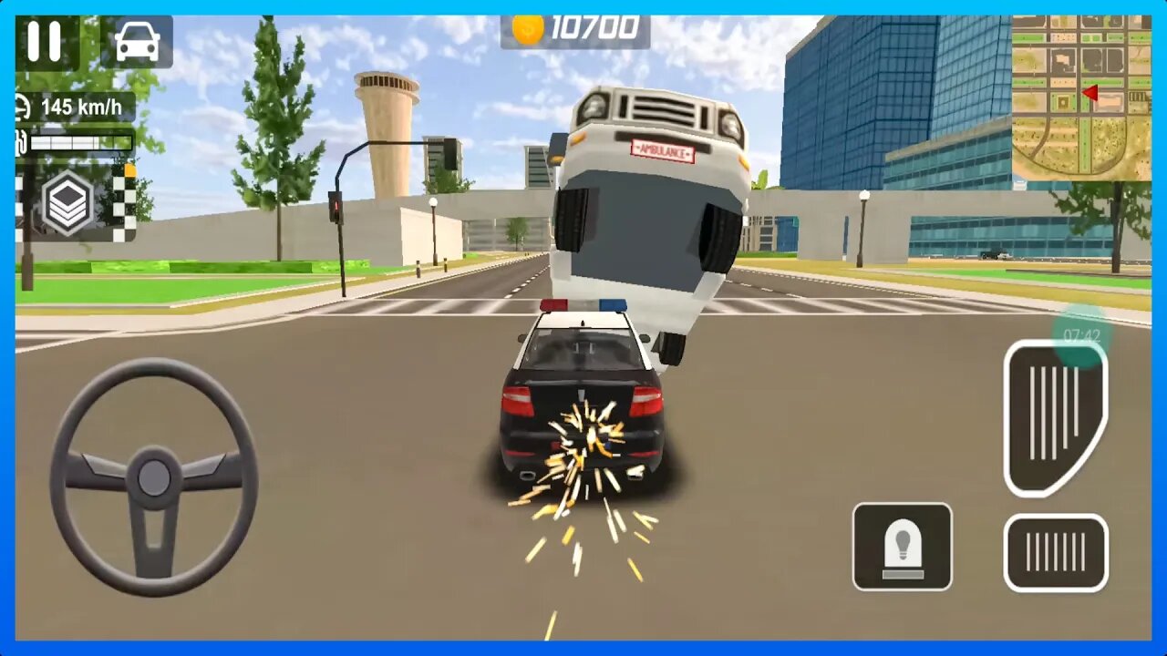 Police Car Chase Cop Simulator 2022 police chase, randomly crash #12