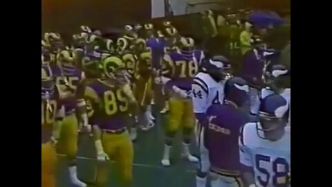 1977-12-26 Minnesota Vikings vs Los Angeles Rams