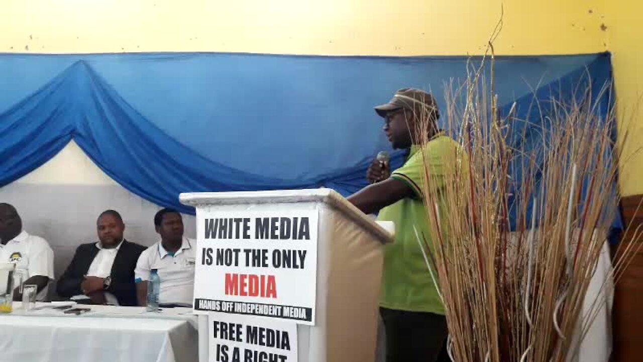 SOUTH AFRICA - Johannesburg - Support for Sekunjalo Independent Media (videos) (rRY)