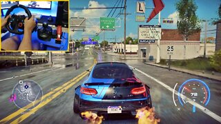 NEED FOR SPEED HEAT STEERING WHEEL G29 GAMEPLAY - MERCEDES-AMG C 63 COUPE