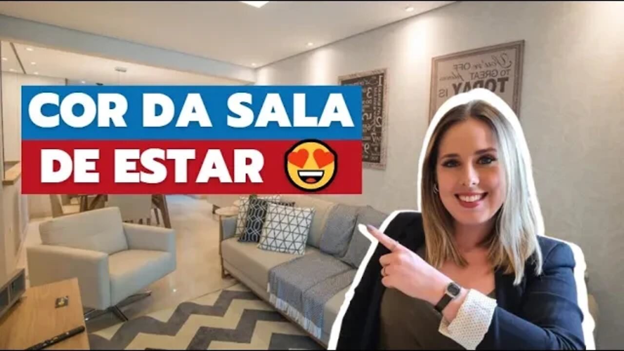 COMO ESCOLHER A COR DA SUA SALA DE ESTAR! (OPÇÕES E DICAS PARA NÃO ERRAR)