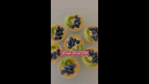 Fresh fruit tarts