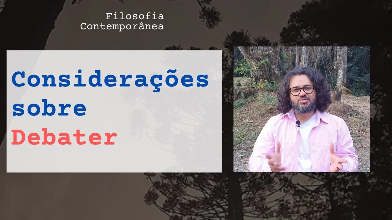 Considerações sobre debater e dialogar