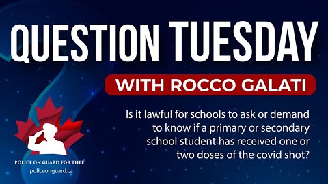 Question Tuesday with Rocco - Is it lawful for a school to ask if a student has the Covid vaccine?