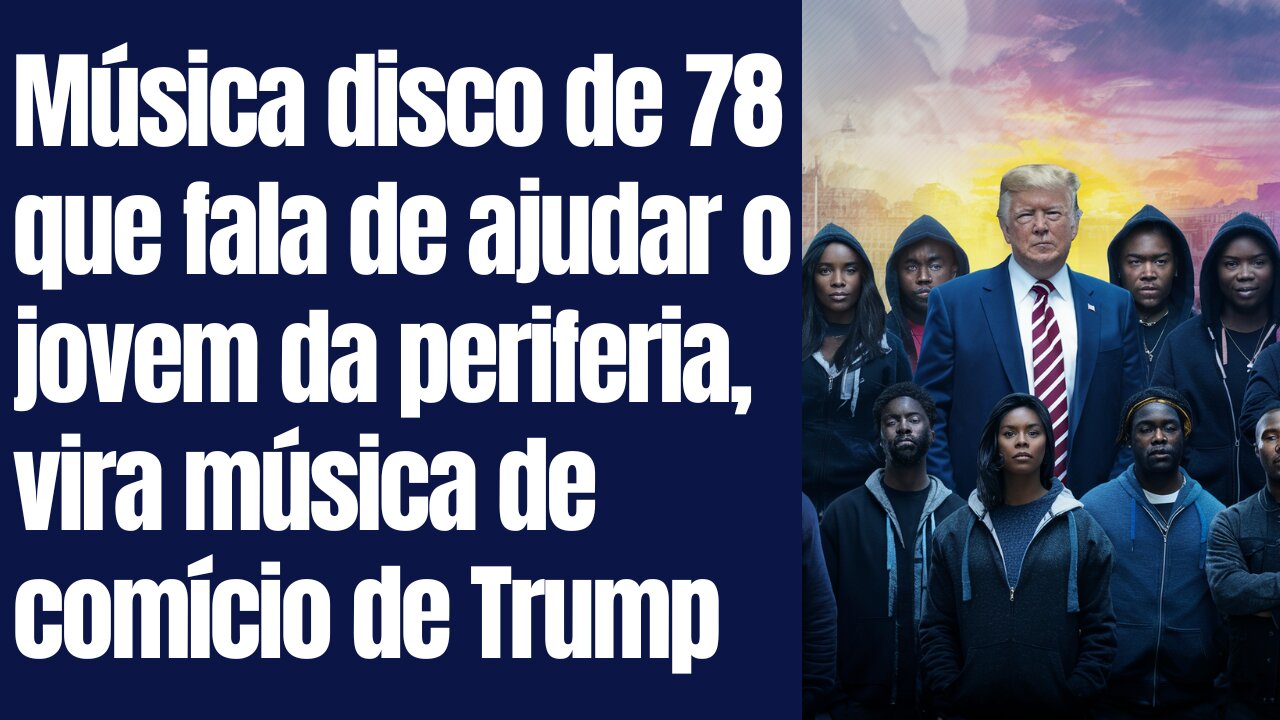 YMCA. Sucesso da era disco que fala em ajudar jovem da periferia vira música de comício de Trump