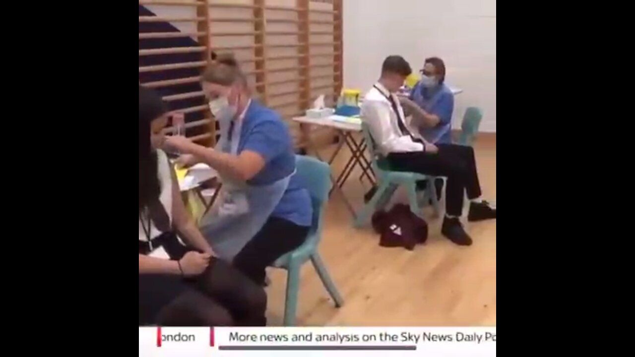 Covid jabs in the classroom