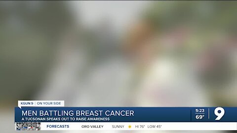 Men battling breast cancer