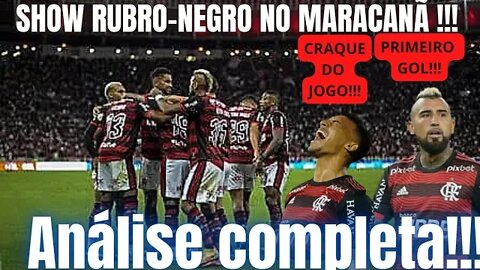 FLAMENGO x ATLÉTICO-GO/ VICTOR HUGO CRAQUE DO JOGO/ PRIMEIRO GOL DE VIDAL/ANÁLISE COMPLETA