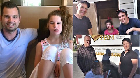 Des entrepreneurs de la région aident bénévolement une famille d'ici