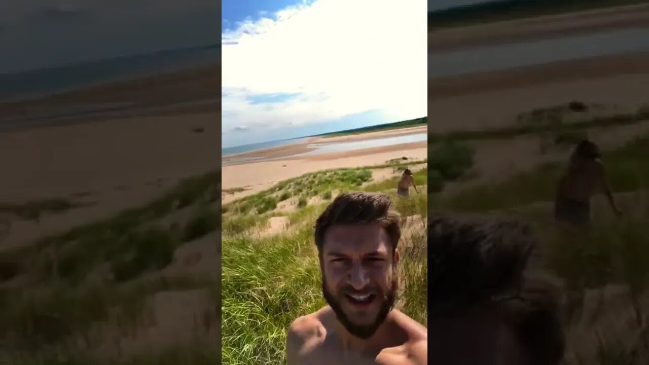 Climbed to the top of an island at the beach