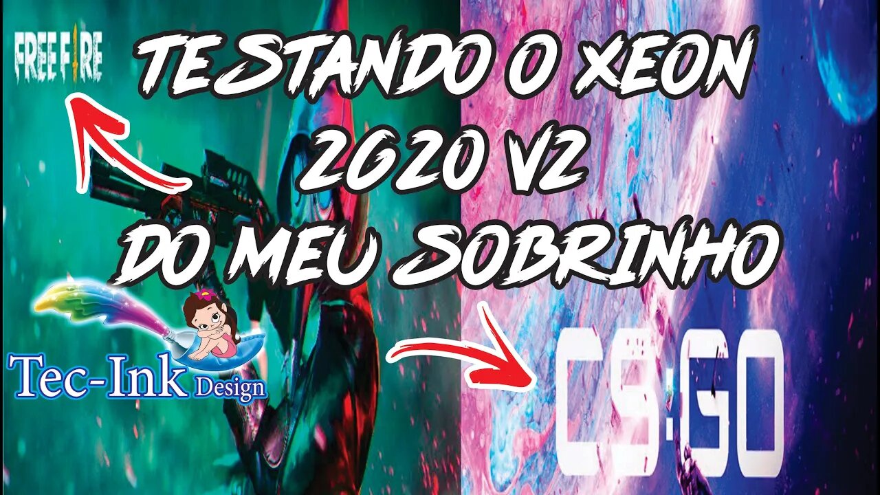 Pc Gamer Do Meu Sobrinho Xeon e5 2620 v2 - 16 GB DDR3 E Radeon R5 240 - Teste No CS GO E Free Fire