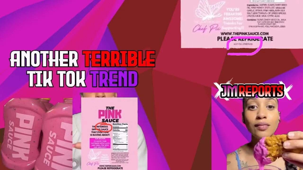 Pink Sauce has some problems and chef pii might face a lawsuit another terrible tik tok trend