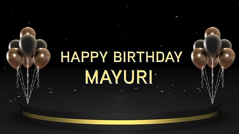 Wish you a very Happy Birthday Mayuri