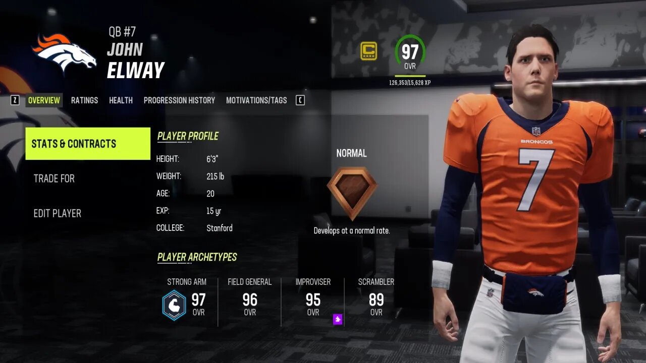 How To Create John Elway Madden 23