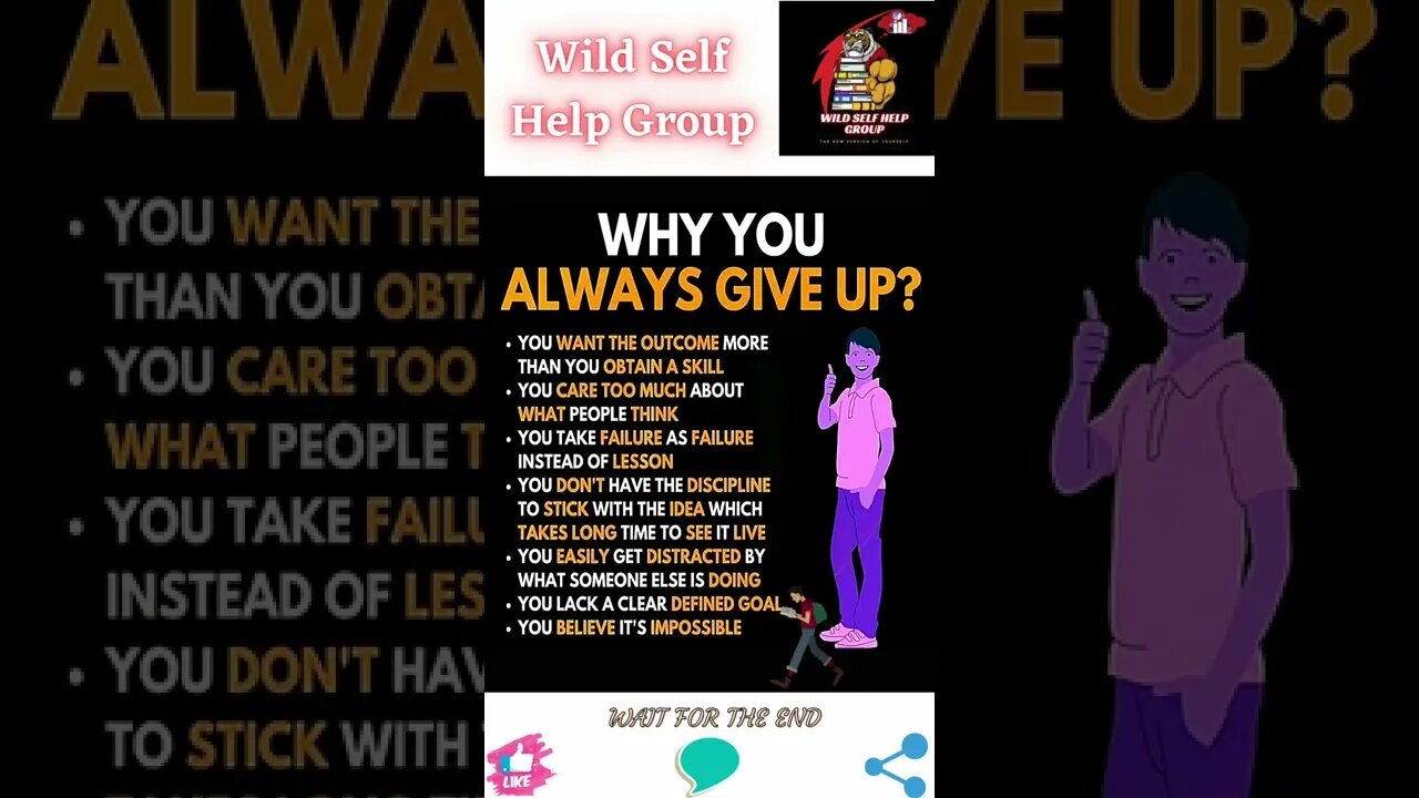 🔥Why you always give up🔥#shorts🔥#wildselfhelpgroup🔥29 August 2022🔥