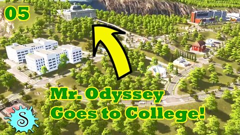 How to build a BEAUTIFUL & ORGANIC campus district | Cities Skylines | Welcome to Odyssey