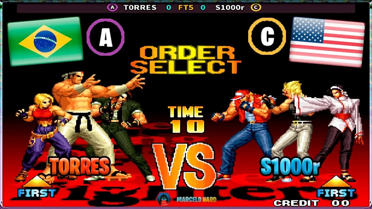 The King of Fighters '97 (T0RRES Vs. S1000r) [Brazil Vs. U.S.A]