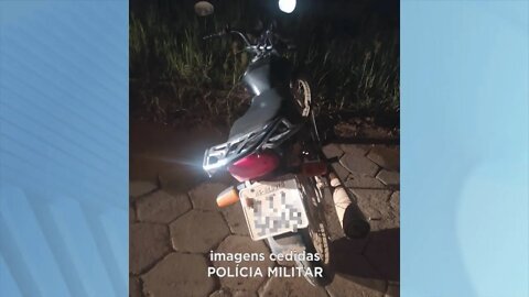 Manhuaçu: suspeito de tentativa de homicídio preso com arma de fogo e moto