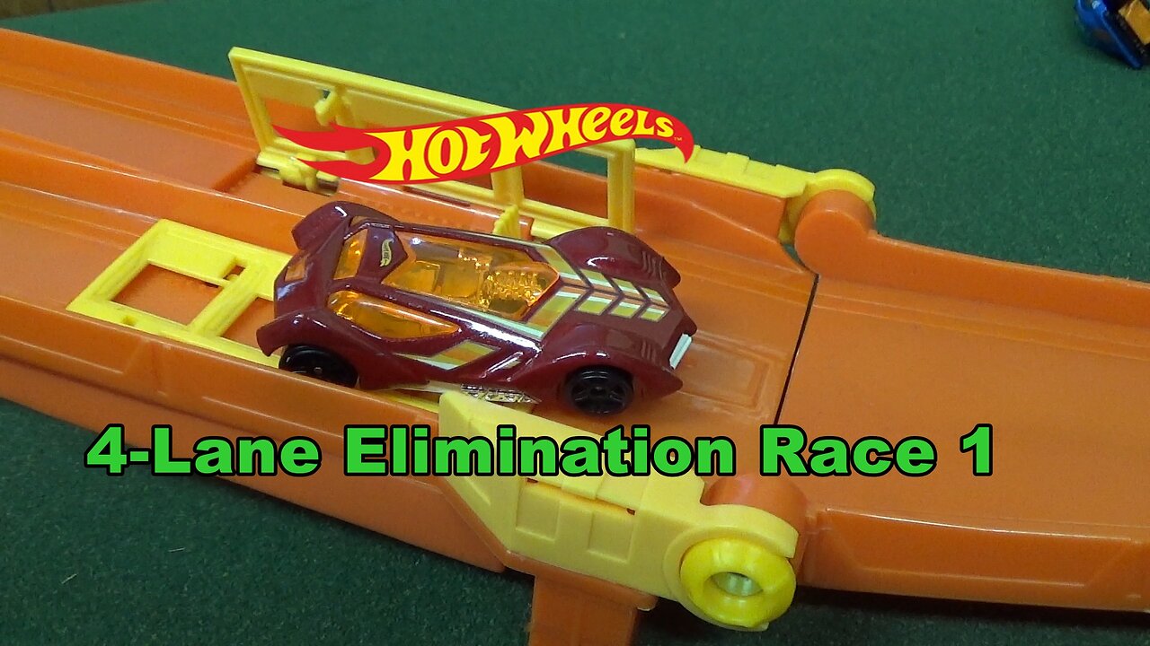 Hot Wheels 4-Lane Raceway Race 1