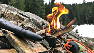 Fire Starting: The Bike Tube Hack