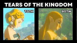 Tears of the Kingdom | Zelda comparison TOTK & BOTW