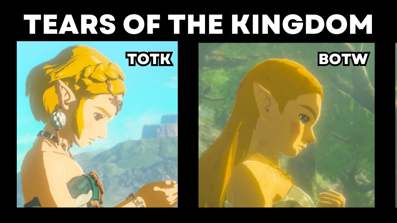 Tears of the Kingdom | Zelda comparison TOTK & BOTW