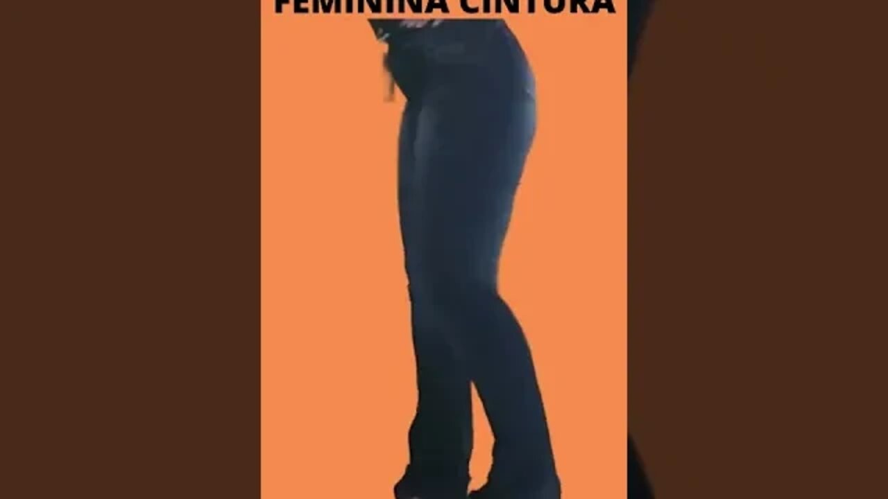 Calça jeans flare feminina cintura alta com lycra elastano