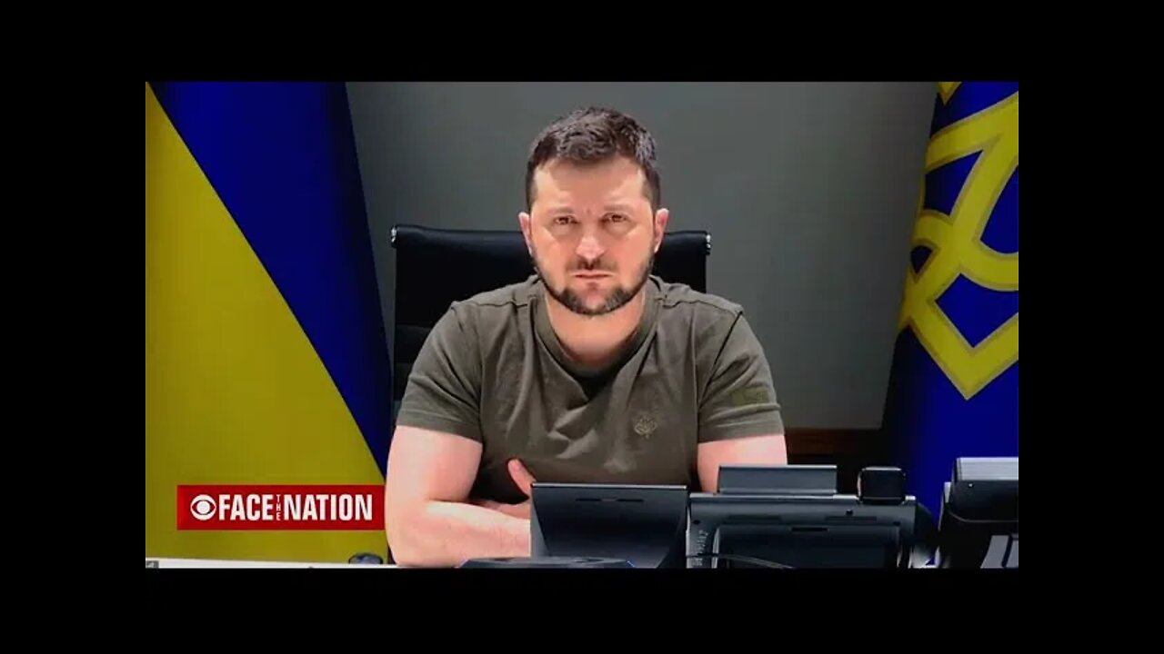 VOLODIMIR ZELENSKI TALKS TO CBS!