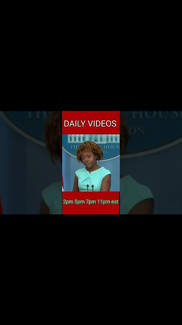 PRESS SECRETARY KARINE JEAN PIERRE BUSTED IN A HUGE LIE