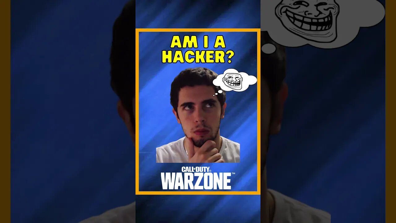 Am I A Hacker? 🤔 | Warzone Shorts #shorts