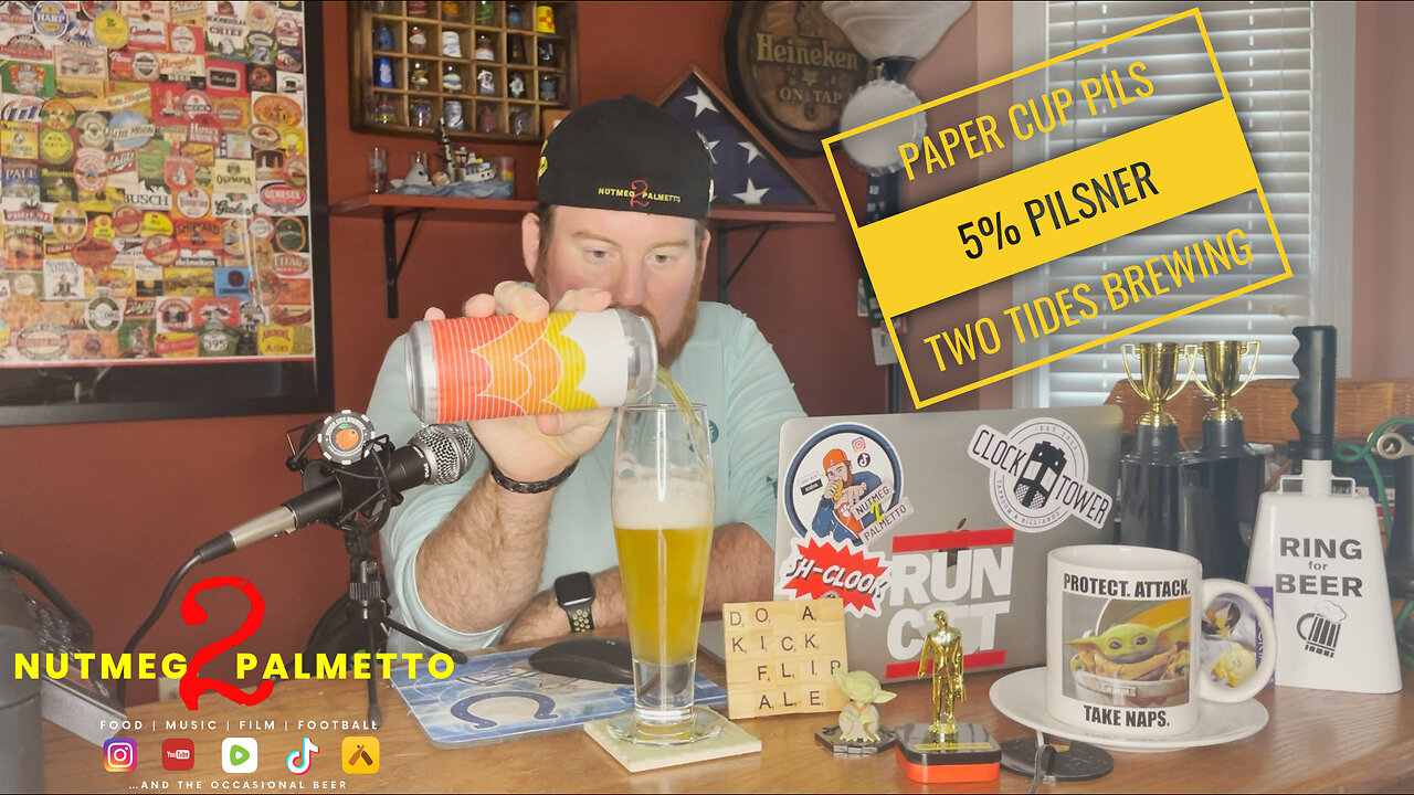 Paper Cup Pils by Two Tides Brewing Company