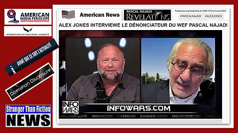 Pascal NAJADI chez Alex JONES (INFOWARS), nous dévoile TOUT !!! (Hd 720) Cf.descriptif