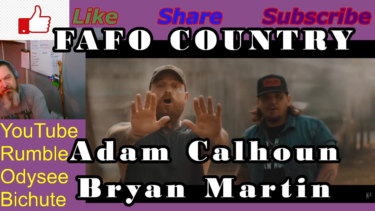 Pitt Reacts to FAFO COUNTRY By Adam Calhoun ft Bryan Martin